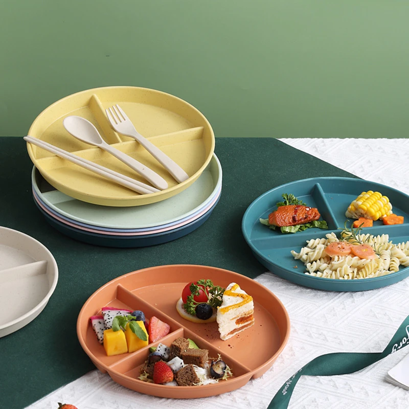 Meal Prep Weight Loss - Portion Control Plate Divided Serving Dish