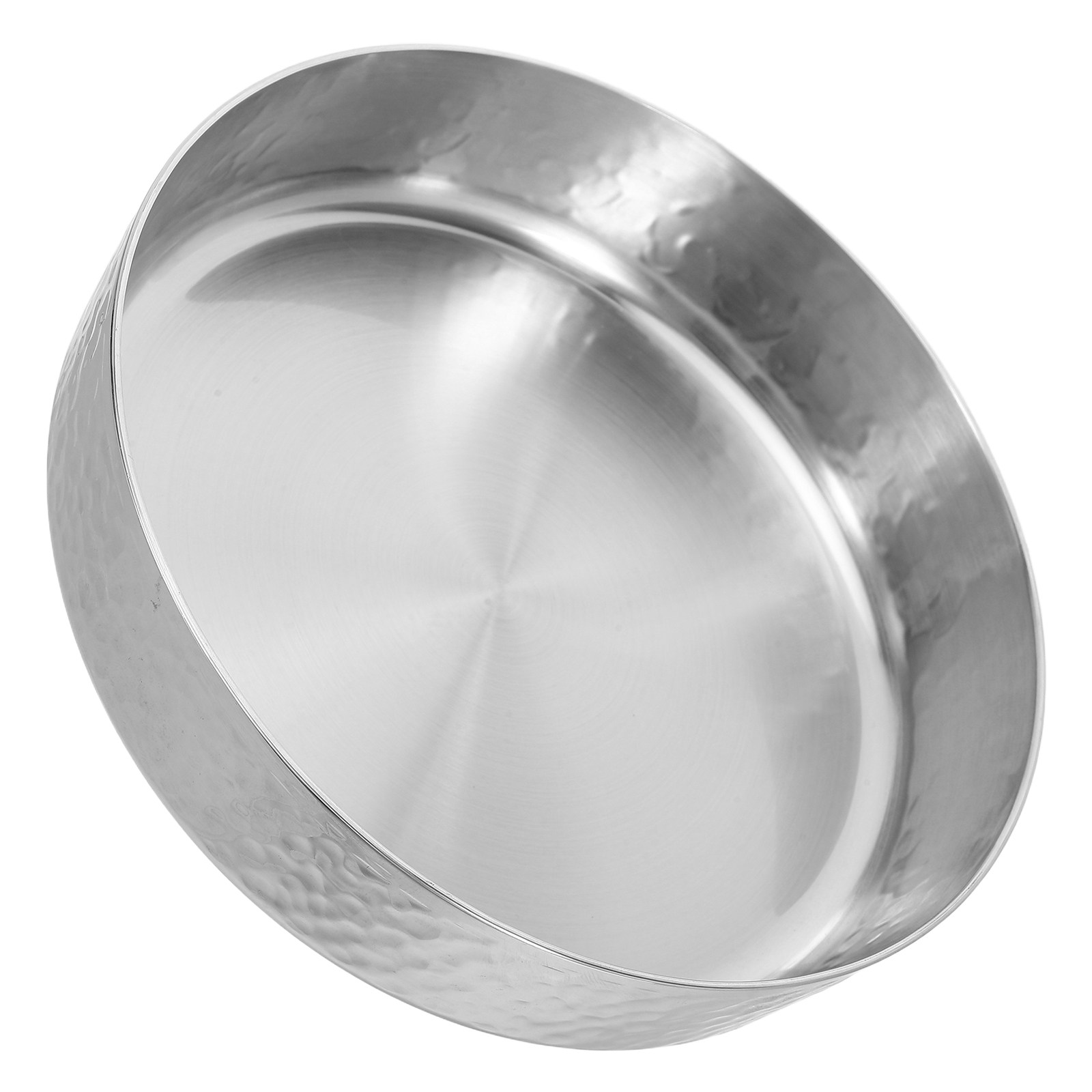 Meal Prep Rice - Stainless Steel Soup Bowl Hammered Design