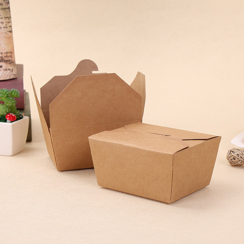 Meal Prep Day - 20Pcs Kraft Paper Meal Containers Disposable