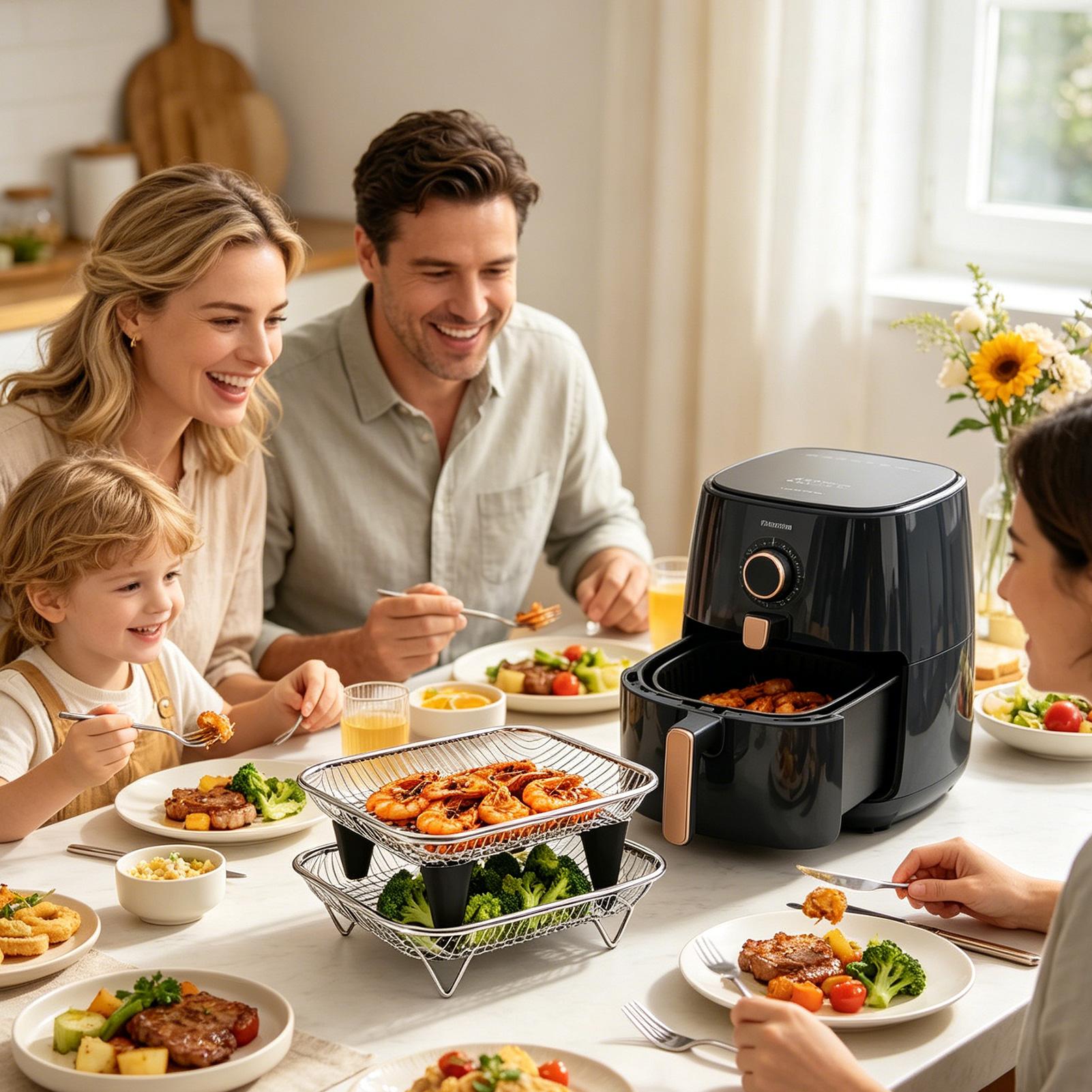 Air Fryer Basket Stainless Ste - Meal Prep Menu review and price
