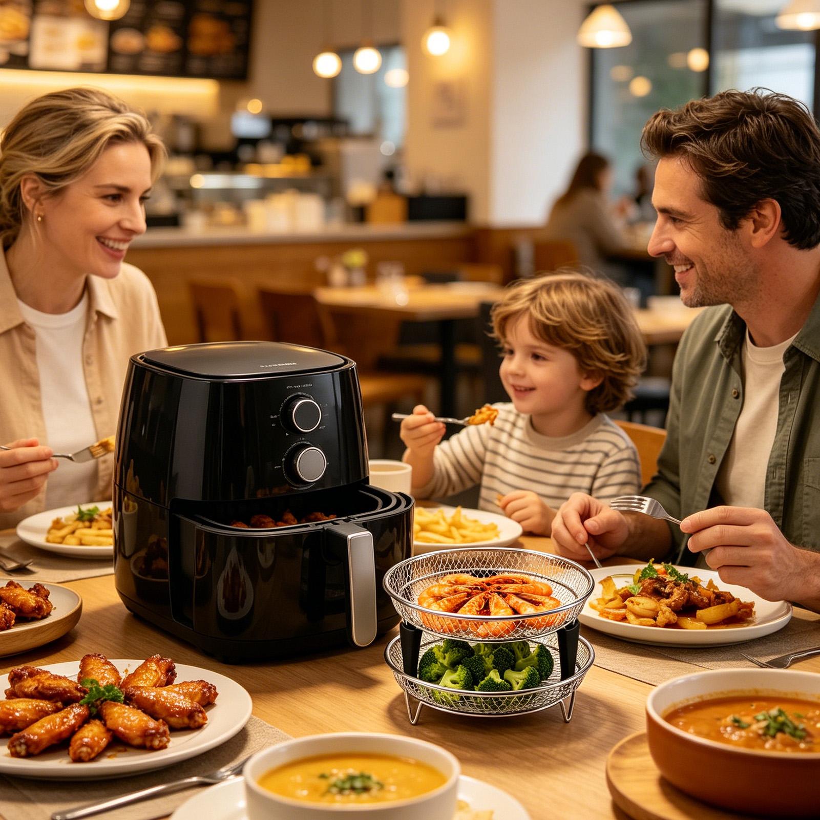 Air Fryer Basket Stainless Ste - Meal Prep Menu review and price