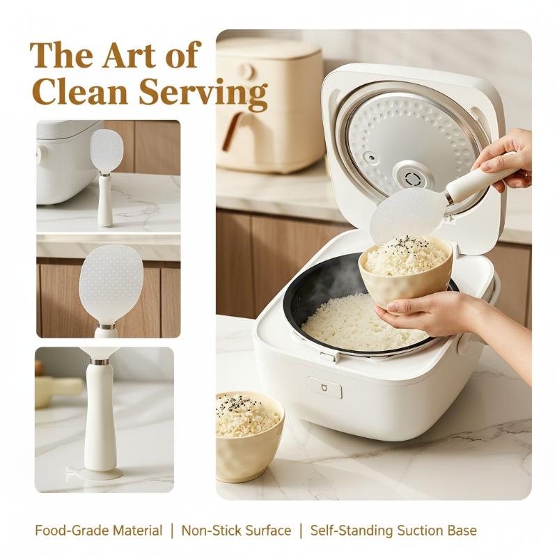 Magnetic Rice Paddle With Suct - Meal Prep Rice review and price