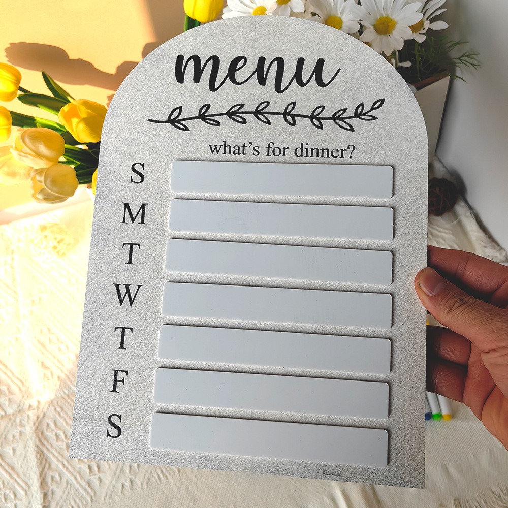Practical Magnetic Fridge Meal - Meal Prep Menu review and price