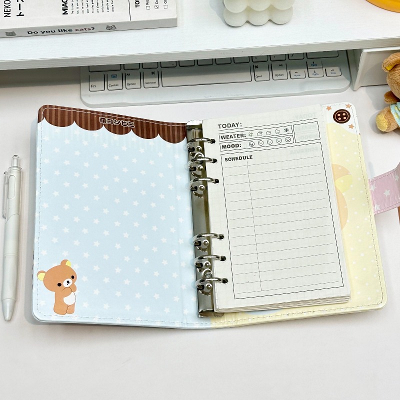 2026 new ins Rilakkuma A6 note - Meal Prep Notebook review and price