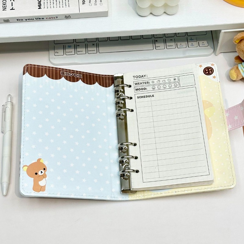 2026 new ins Rilakkuma A6 note - Meal Prep Notebook review and price