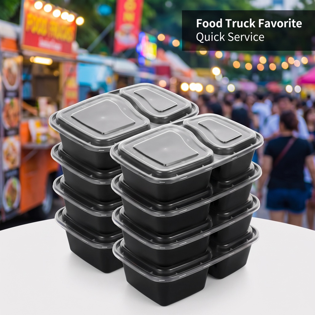 35oz 20 Pack 2 Compartment Lea - Meal Prep Day review and price