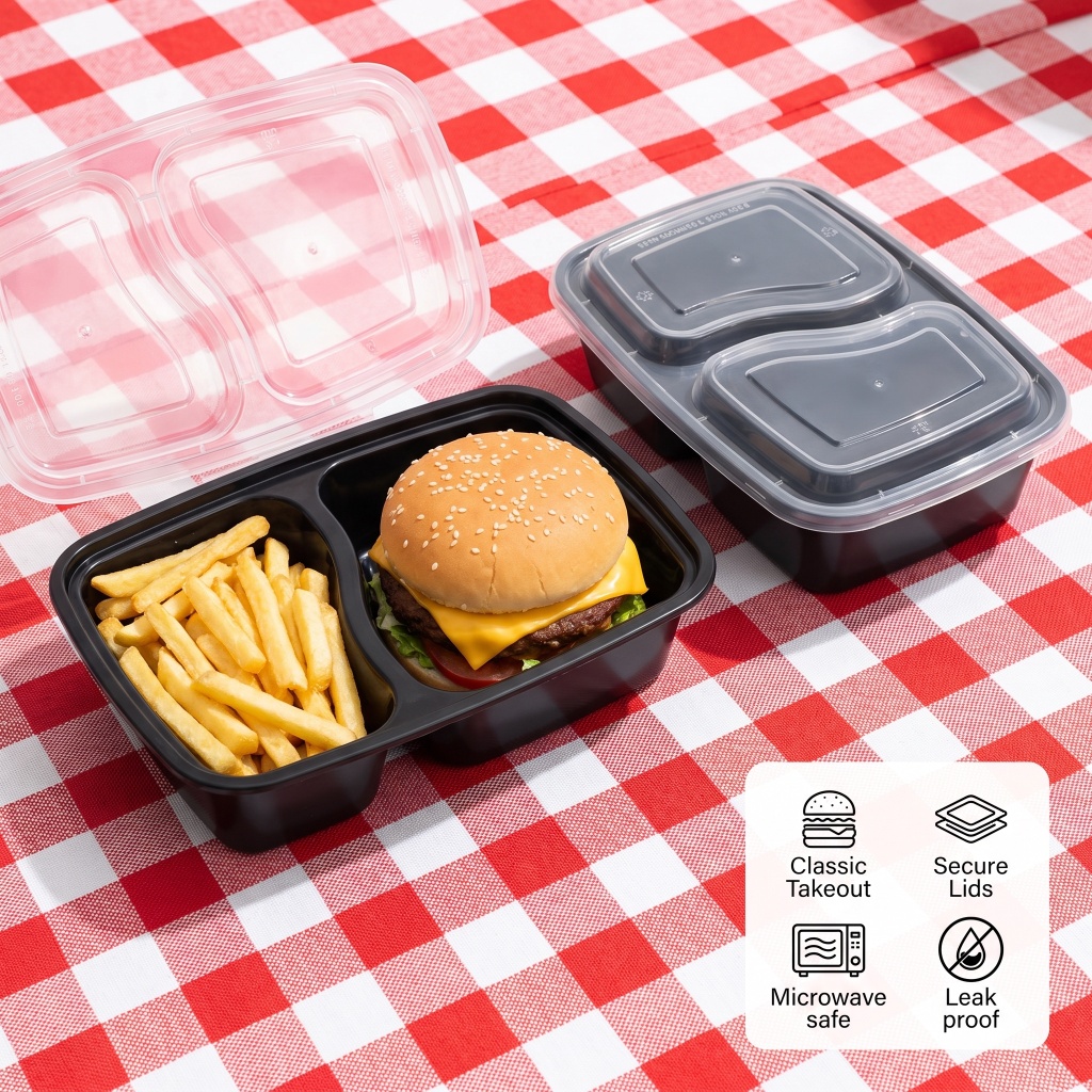 35oz 20 Pack 2 Compartment Lea - Meal Prep Day review and price
