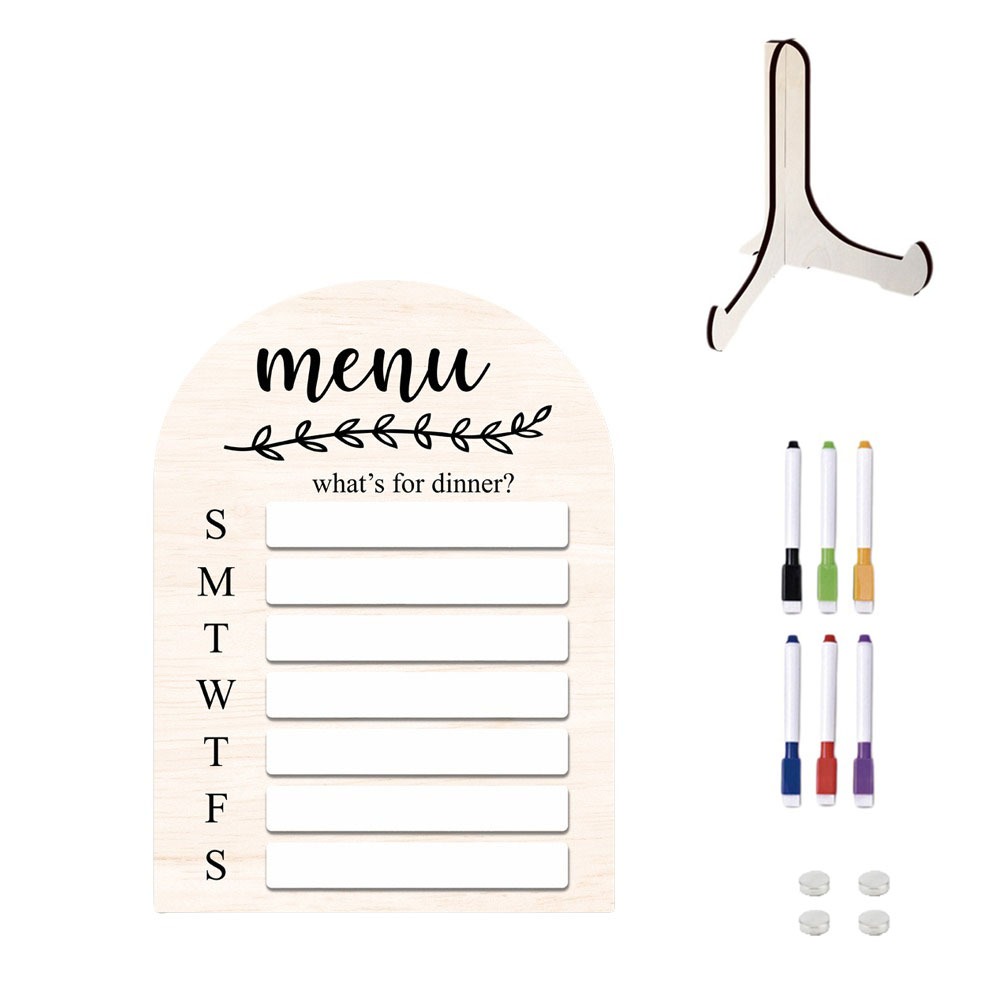 Practical Magnetic Fridge Meal - Meal Prep Menu review and price