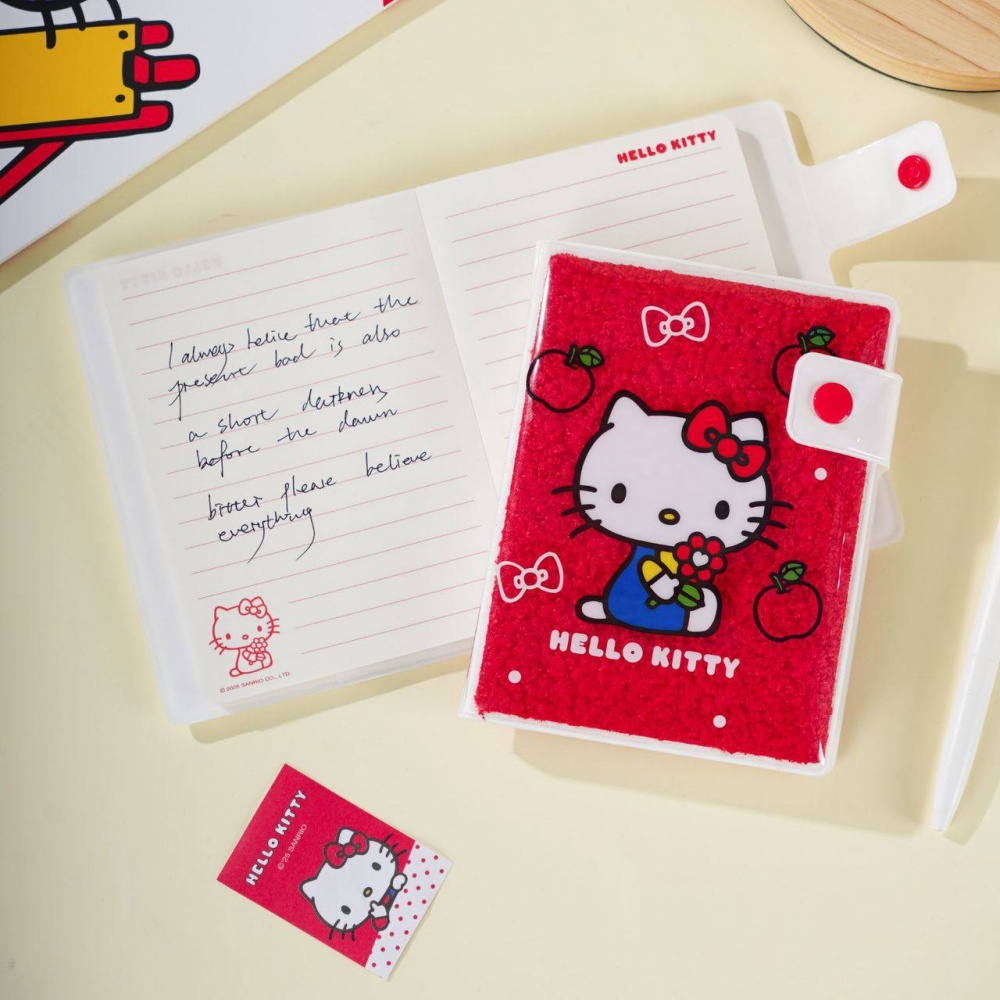 Genuine Hello Kitty Plush Snap - Meal Prep Notebook review and price