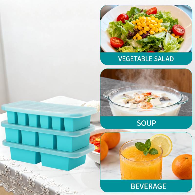 2 or 3-piece Silicone Freezer  - Meal Prep Menu review and price