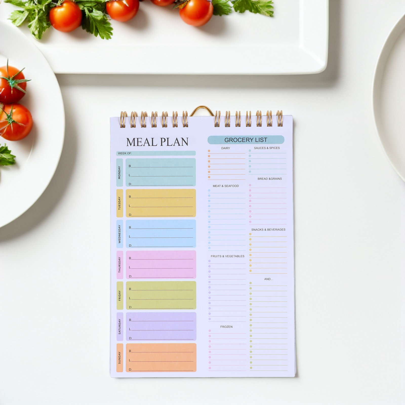 Weekly Meal Planner Notebook A - Meal Prep Menu review and price