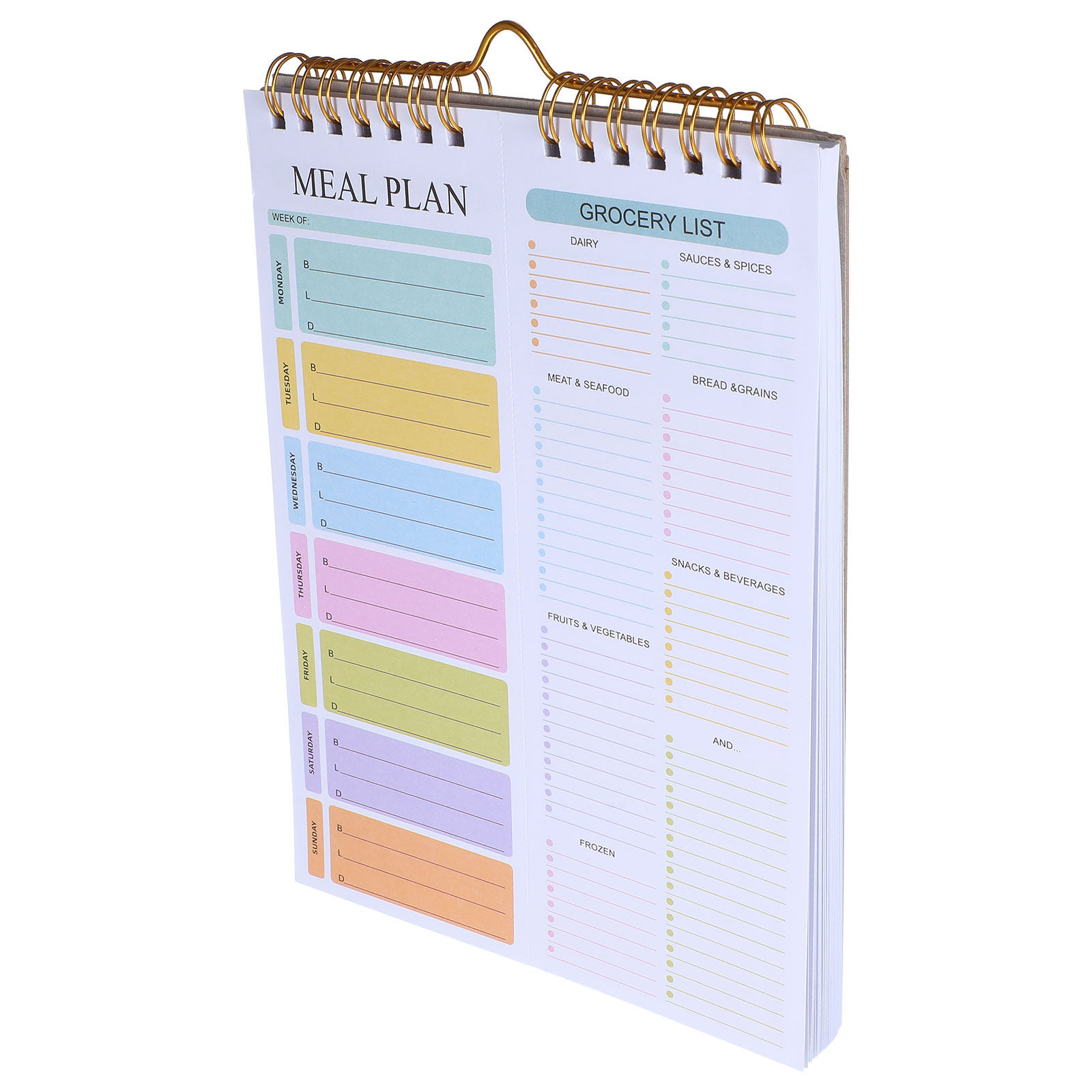 Weekly Meal Planner Notebook A - Meal Prep Menu review and price