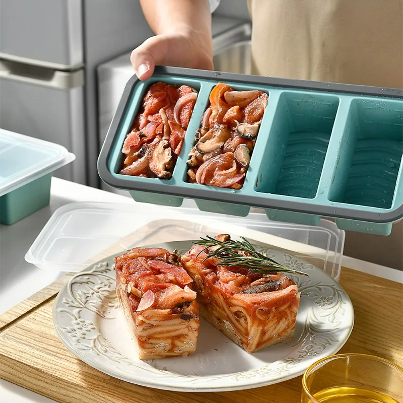 1pc Silicone Food Freezer Tray - Meal Prep Menu review and price