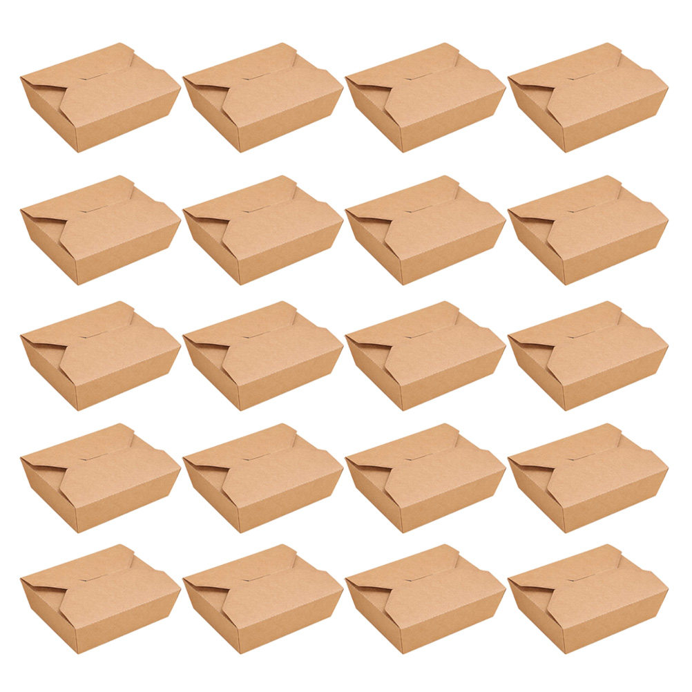 20Pcs Kraft Paper Meal Contain - Meal Prep Day review and price