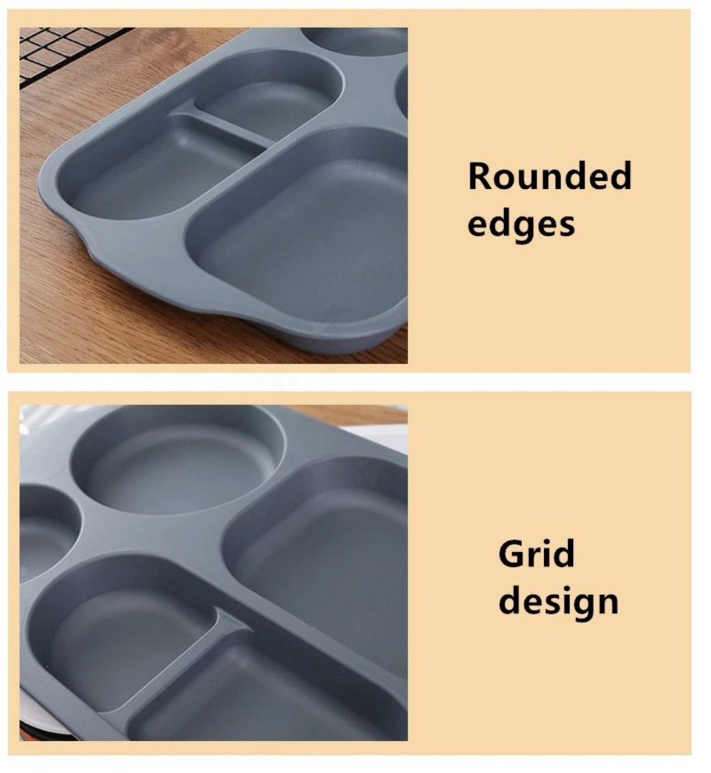 Reusable 5-Compartment Plate,  - Meal Prep Menu review and price