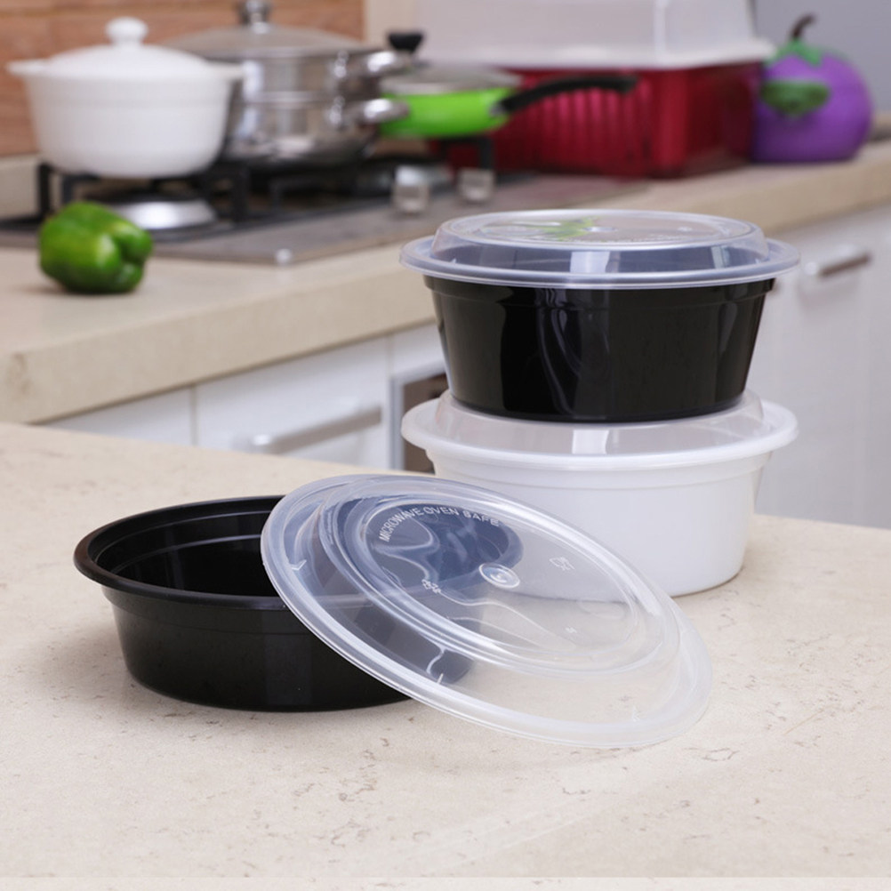 10Pcs Black Round Microwaveabl - Meal Prep Day review and price