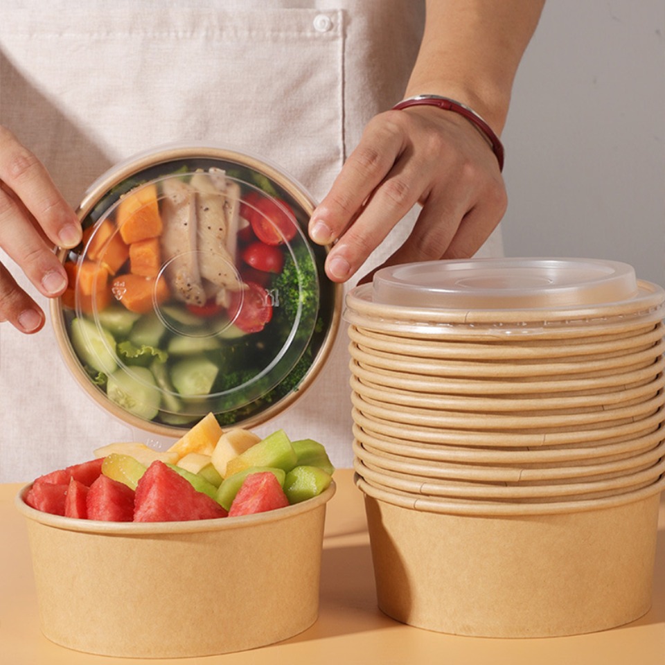5/10/20PCS Kraft Paper Bowls w - Meal Prep Day review and price