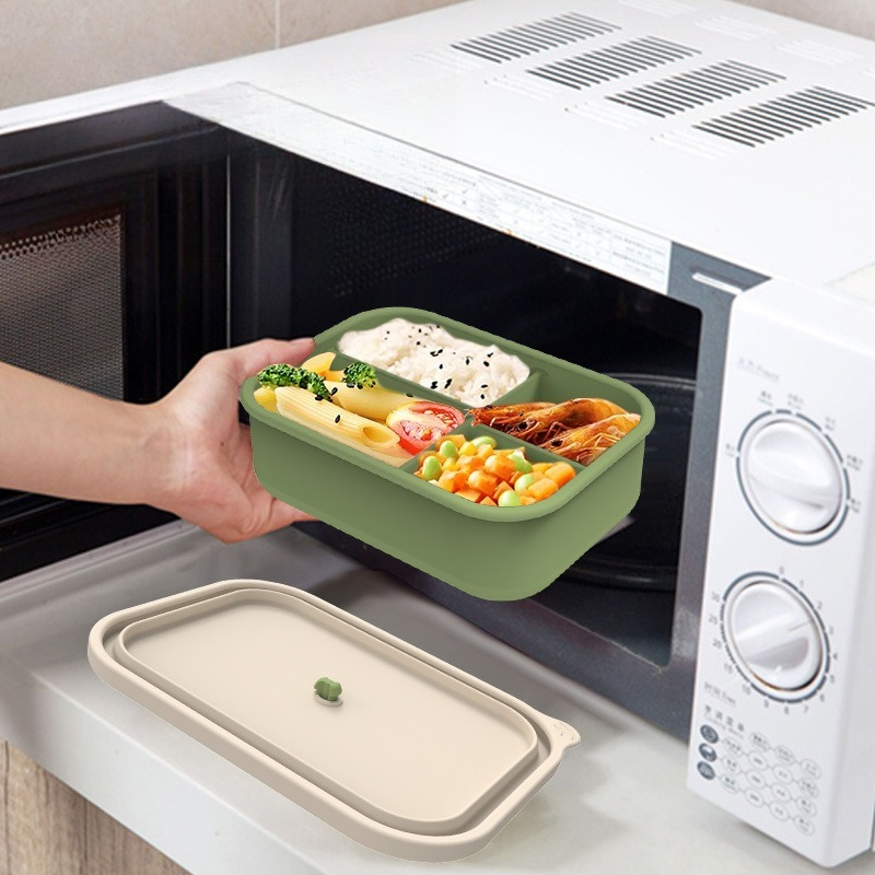 Microwave Safe Silicone Lunch  - Meal Prep Weight Loss review and price