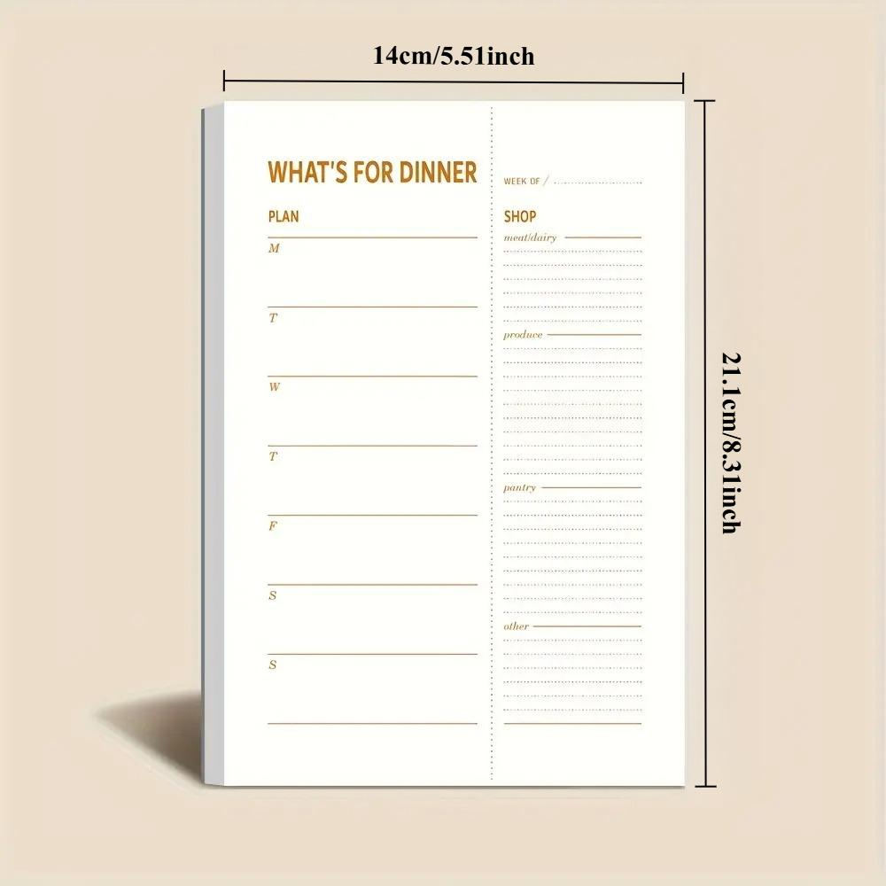 1pc Daily Diet Plan Notebook,  - Meal Prep Menu review and price