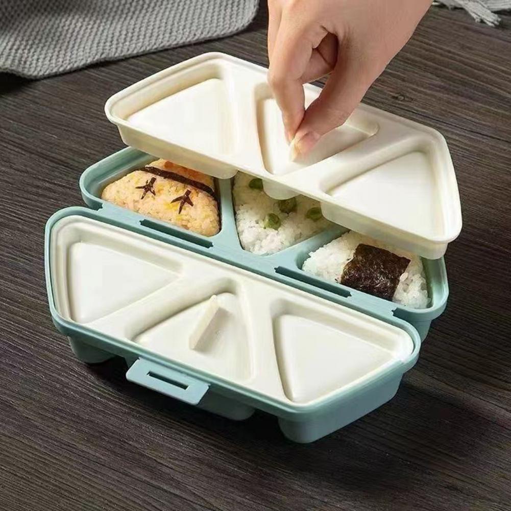 6-Cavity Triangle Onigiri Mold - Meal Prep Rice review and price